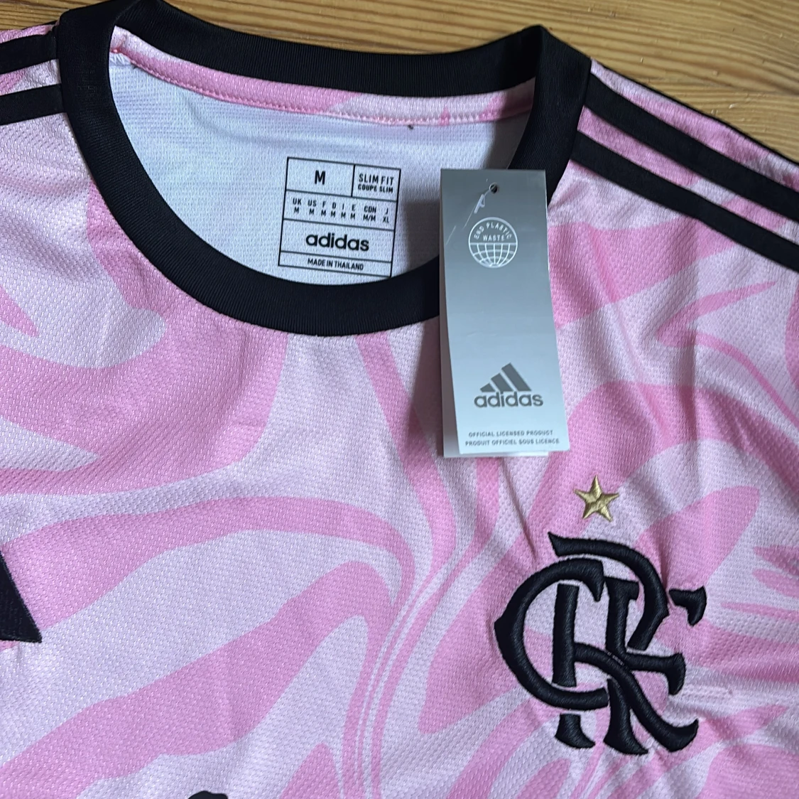 Rosa Stüssy x Adidas fotbollströja M - 4