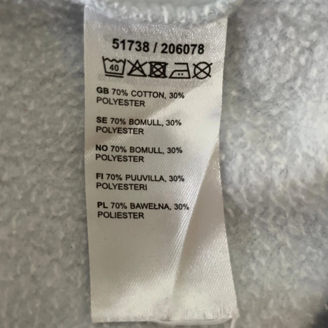 Ljusblå sweatshirt  - 3