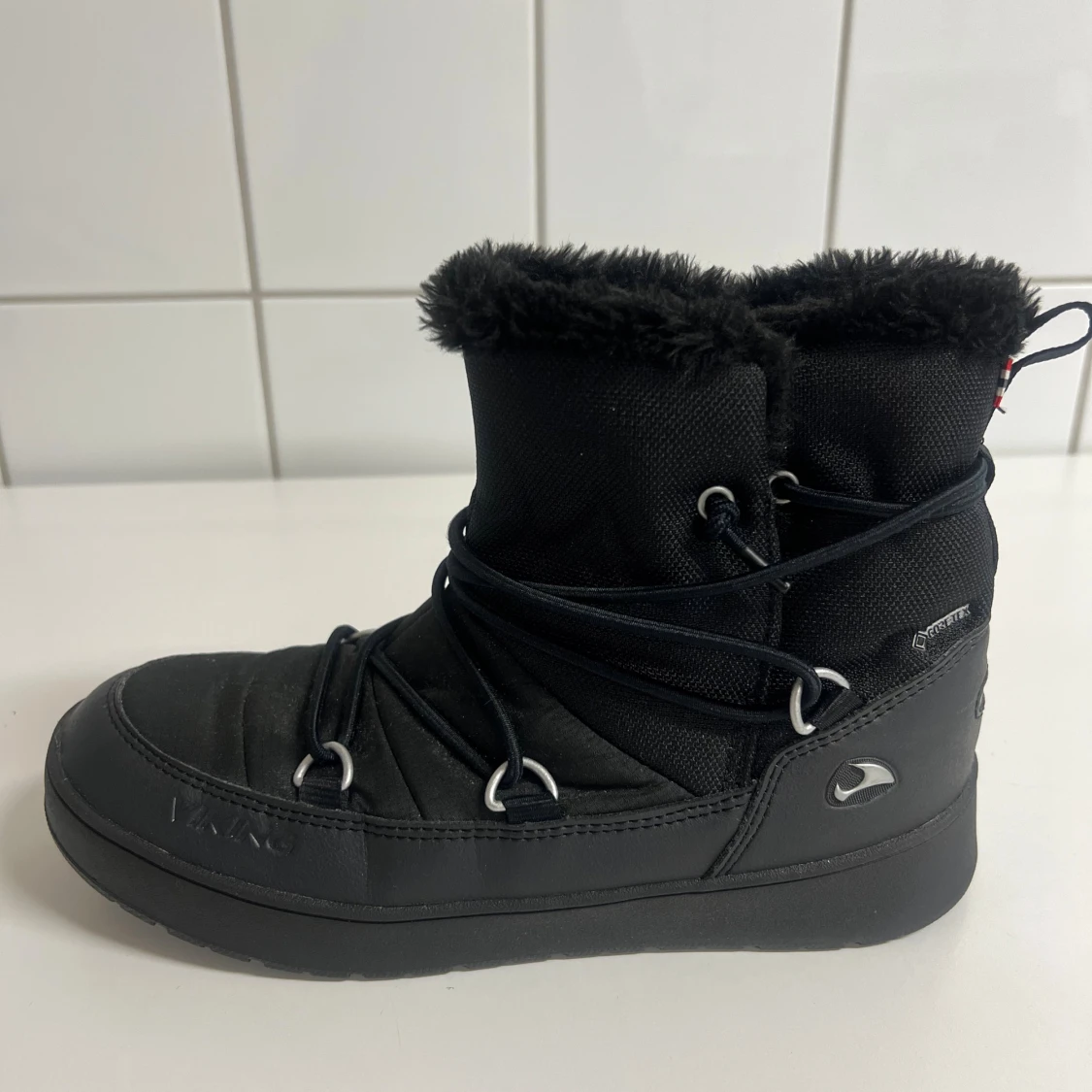 Svarta vinterboots från Viking strl 37 - 4