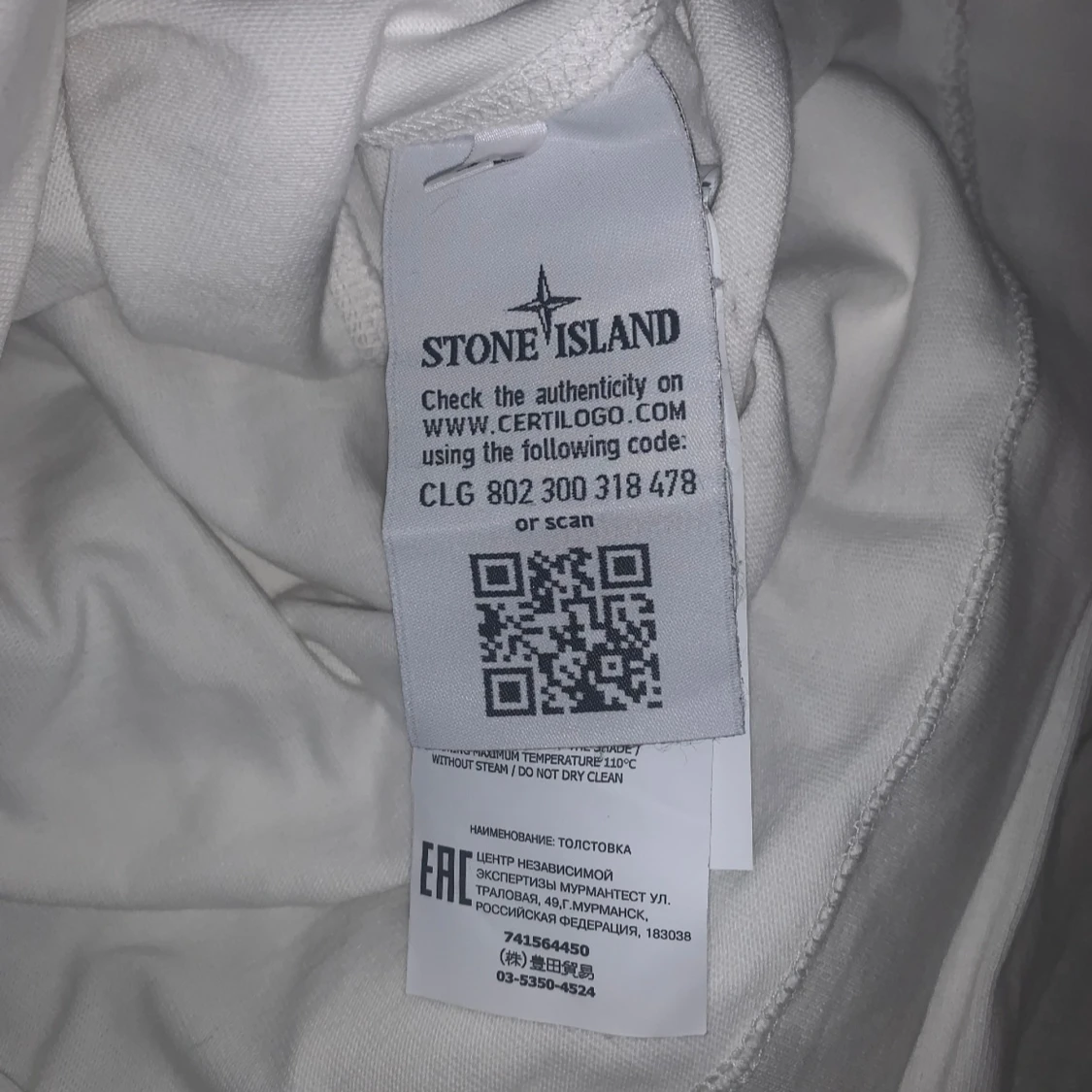 Vit sweatshirt från Stone Island - 2