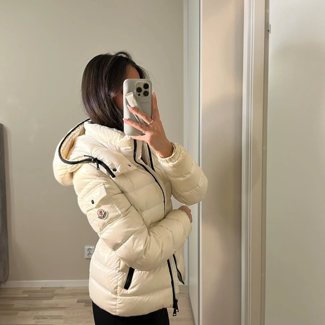 Moncler jacka vit - 1