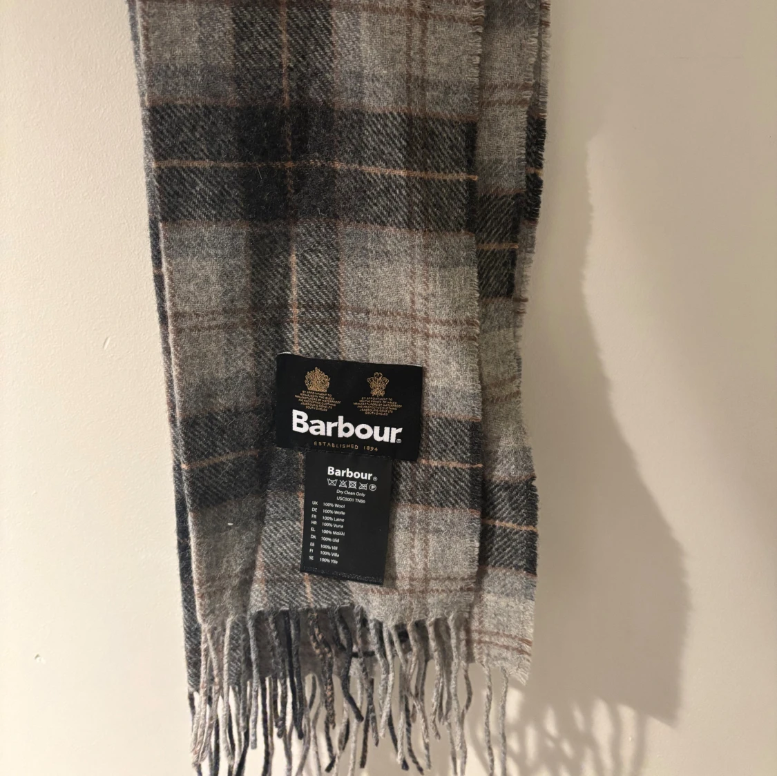 Rutig grå halsduk från Barbour - 1