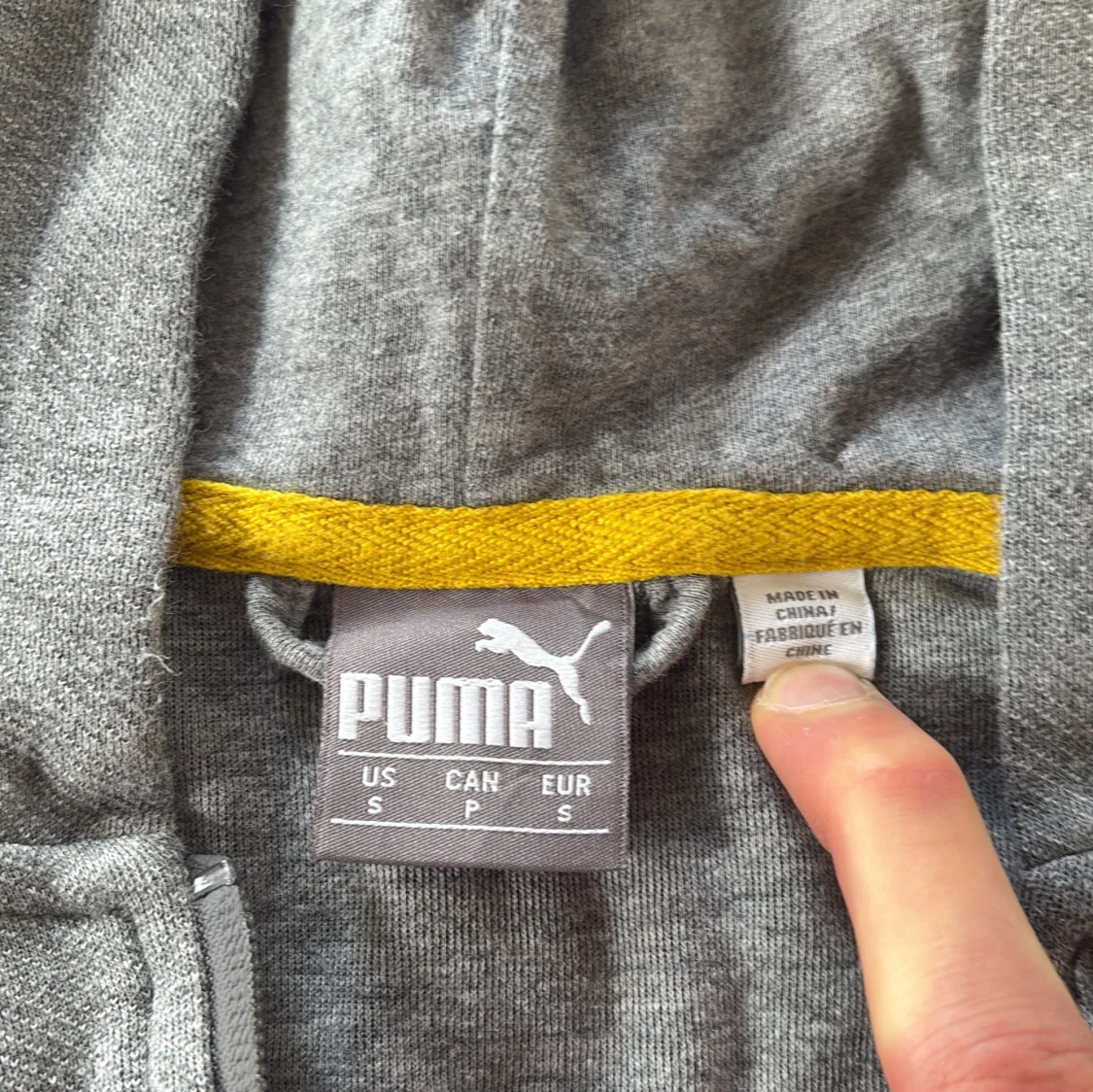 Grå zip-hoodie från Puma - 2