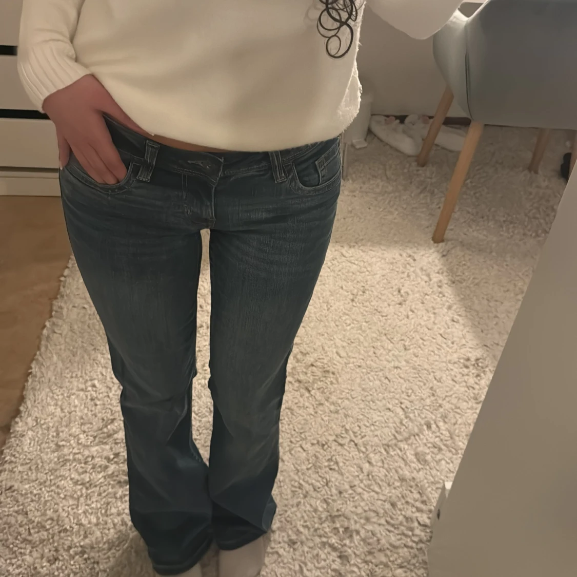 Lågmidjade jeans  - 2