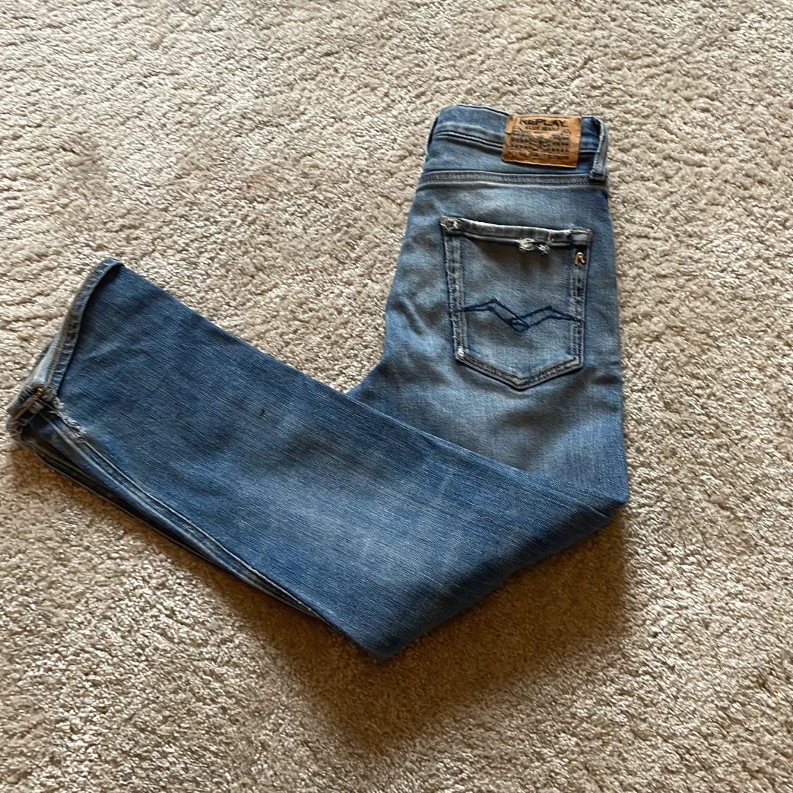 Replay ljusblå jeans straight fit