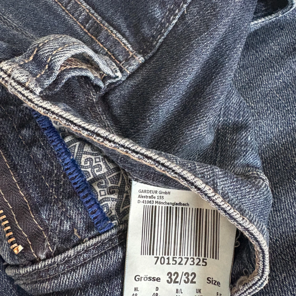 Blå jeans Gardeur Nevio-6 regular fit - 3