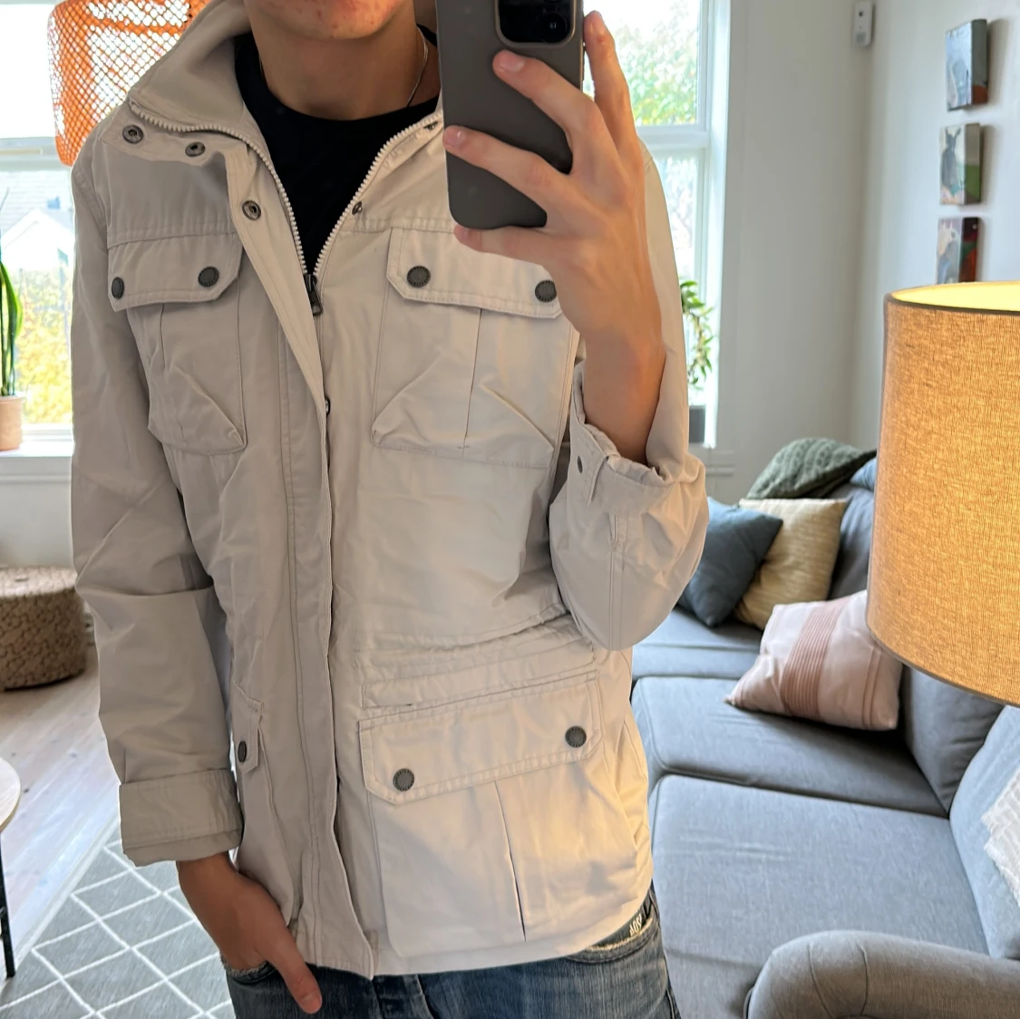 Vit Fieldjacket  - 3