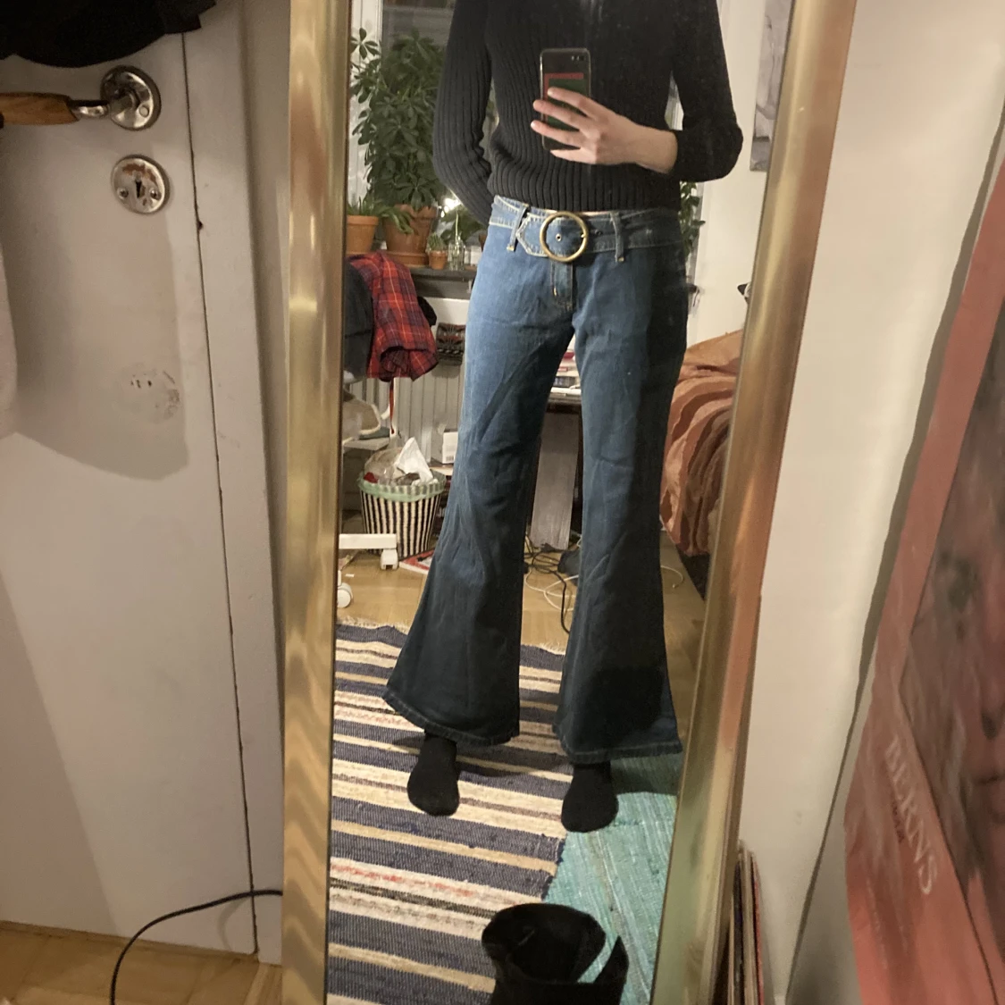 Lågmidjade 79-tal jeans  - 90