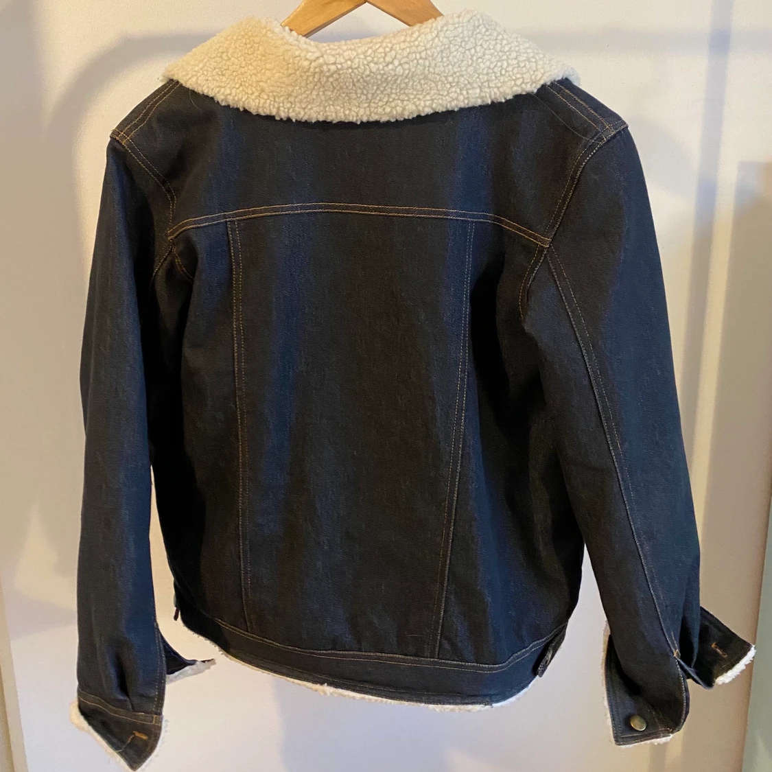 Jeansjacka med fluff  - 90