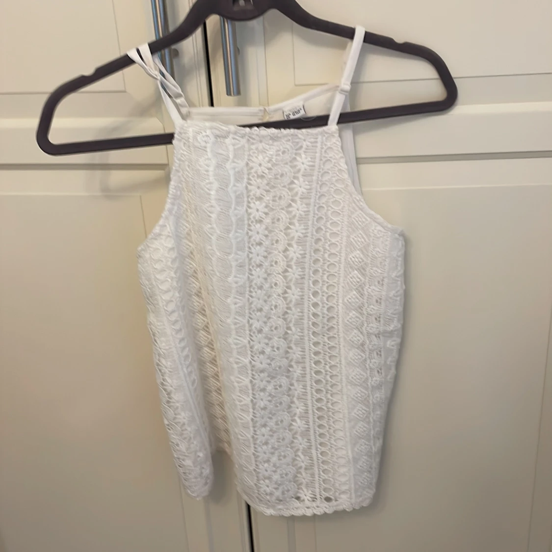 Vitt linne från Lindex i storlek 158 