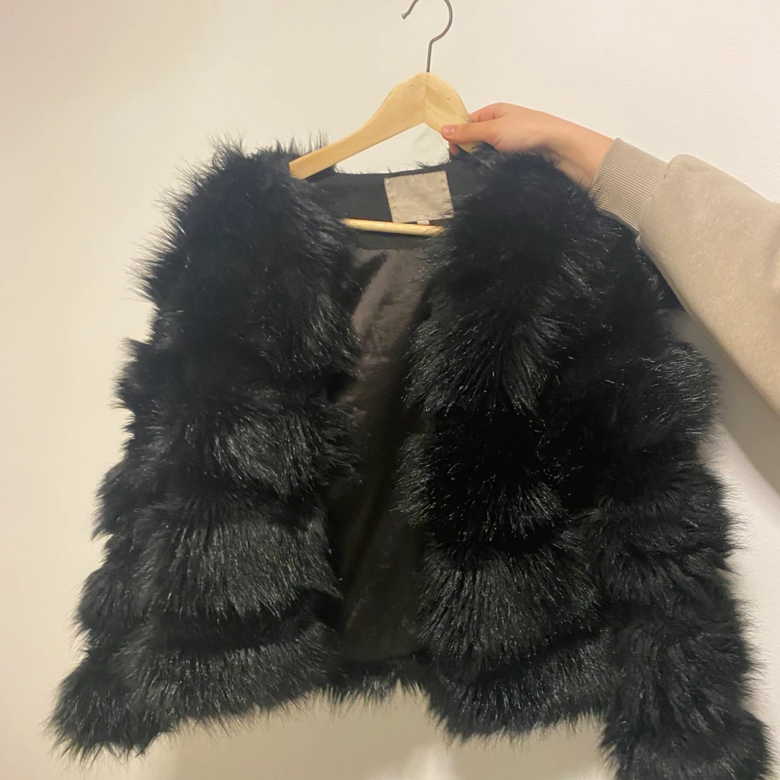 Faux fur jacka fr madlady