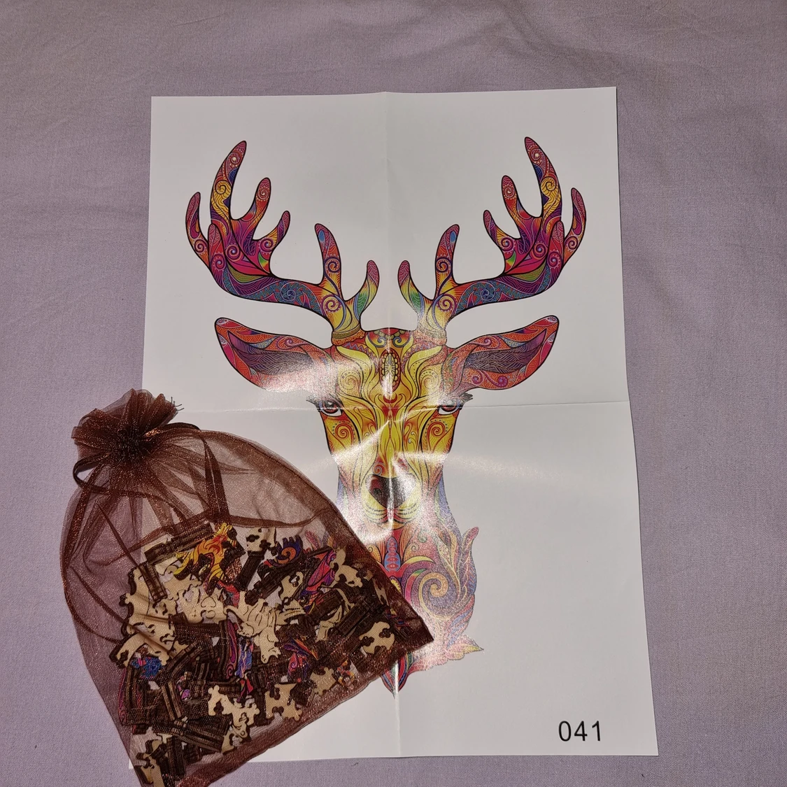 Träpussel rådjur - 90