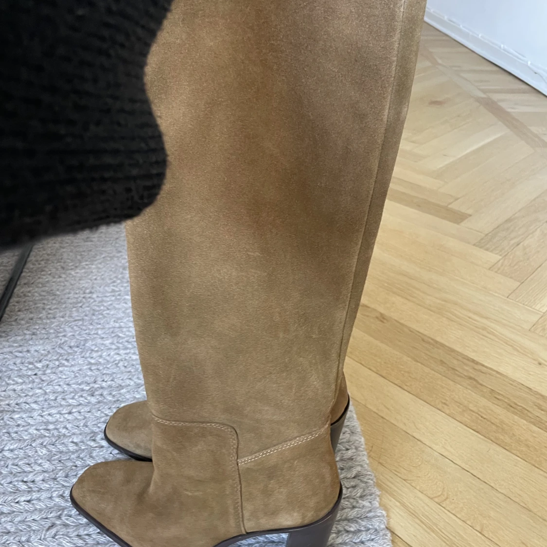 Stövlar mocka mango - 91