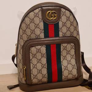 Hej säljer denna fina söta Gucci backpack. Passar både tjejer och killar Använt den 2 gånger och fått komplimanger för den båda gångerna :)