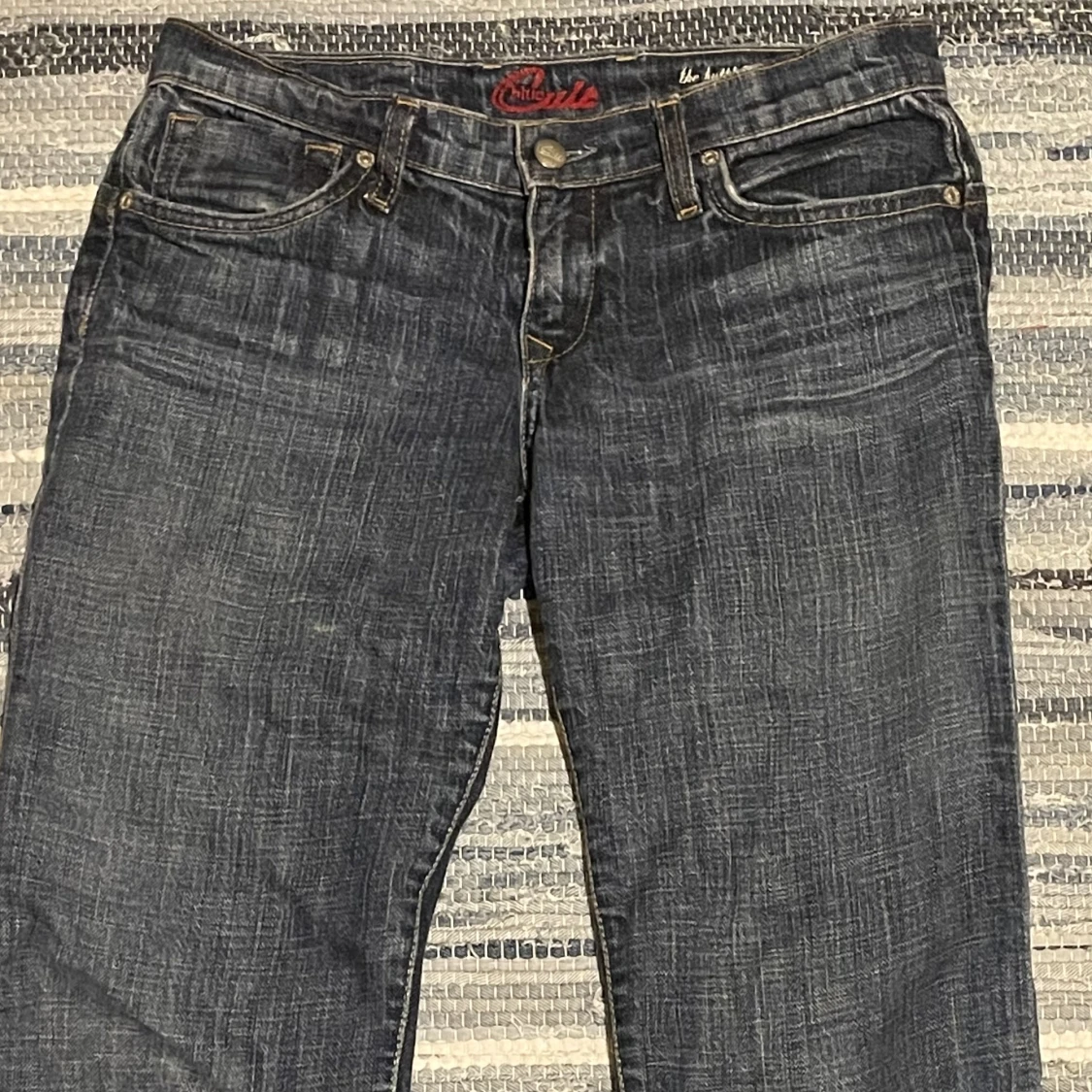lågmidjade jeans - 90