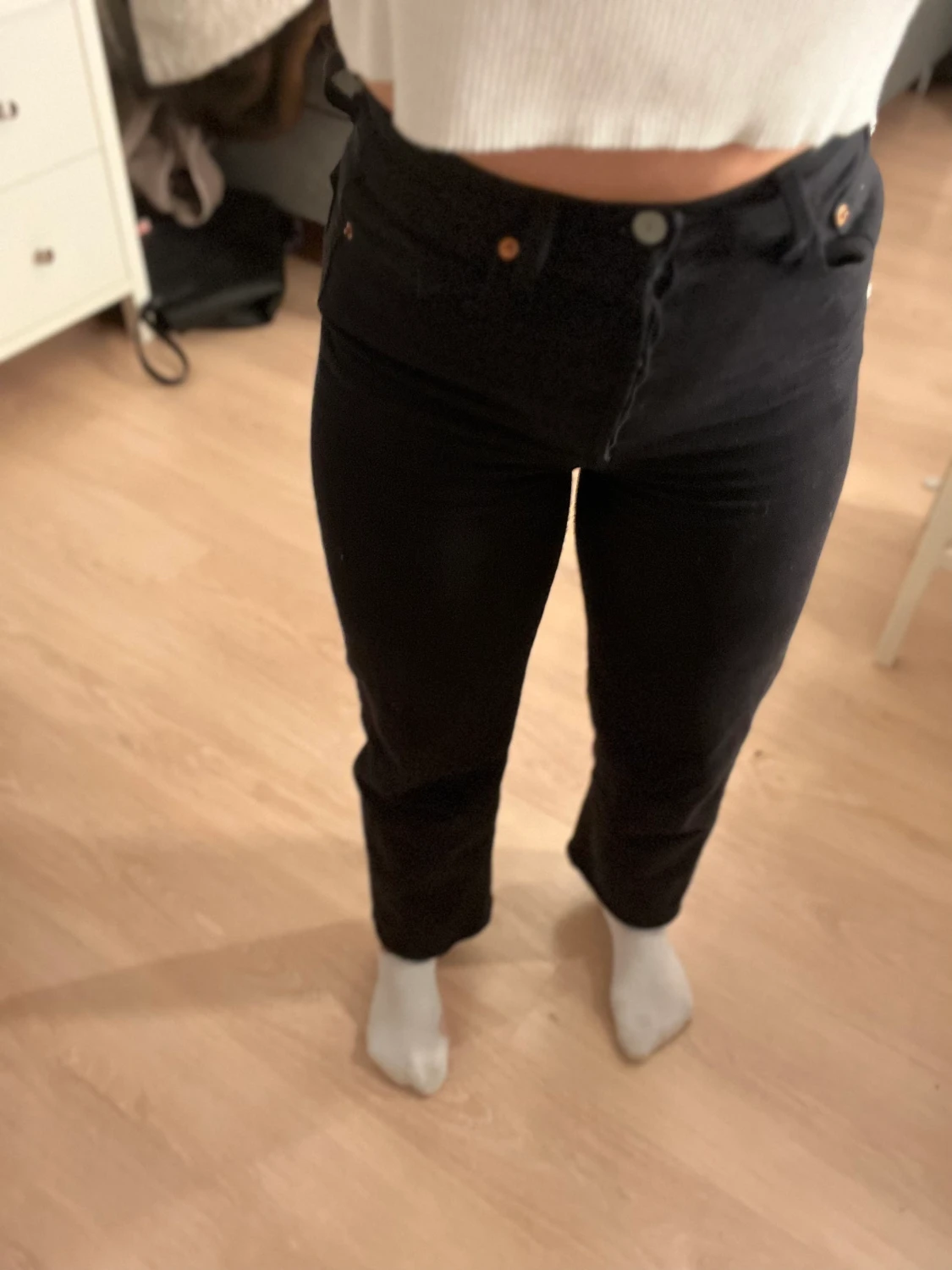 Svarta Levis byxor - 90