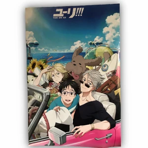 Anime poster  - Säljer denna Yuri on ice poster då den inte kommer till användning!💕 Den har några små rivningar men inget man tänker på!  Kan frakta men då kommer jag nog behöva vika den, annars kan jag mötas upp!🙌 Skriv privat vid frågor:)