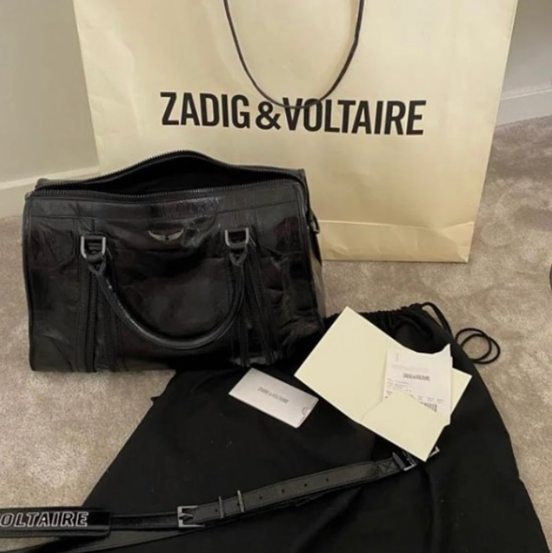 Zadig & Voltaire väska Sunny Medium #2 Vintage Patent Bag - 90