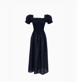 Sleeper Linen navy dress  - Selling this beautiful dress dress from sleeper never worn it brand new, size S to small for me 