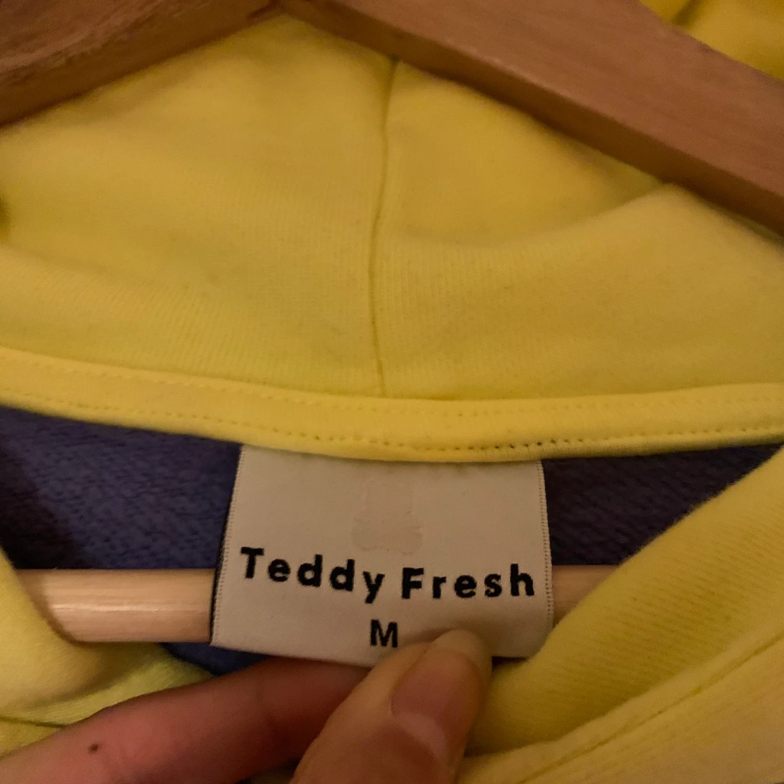 Teddy fresh color block hoodie  - 90