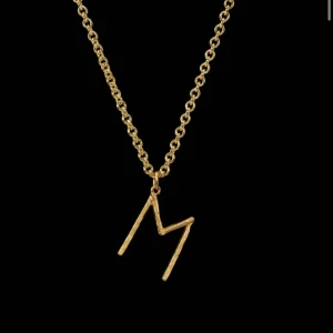 Maria Nilsdotter halsband  - Oanvänt halsband fast med en stor bokstav ( I ) och en tjock kedja, intressekoll för vill se vad människor kan ge för den, låda ingår😍