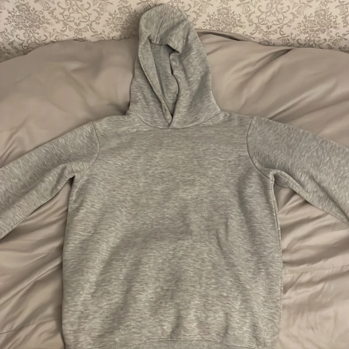 Grå Hoodie XS