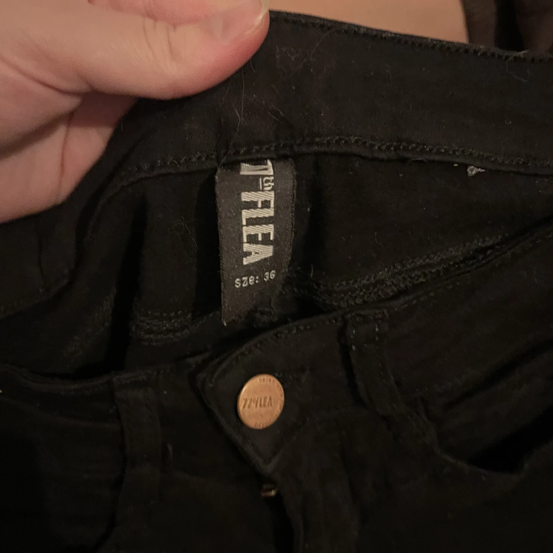 Låg midjas skinny jeans - 91