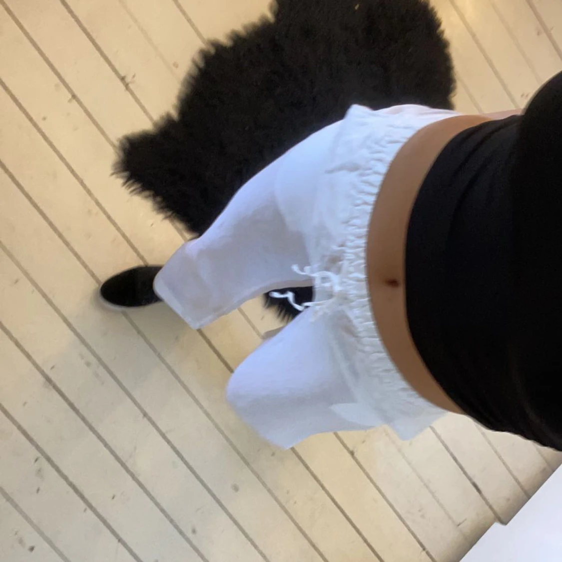 Vita linnebyxor - 90