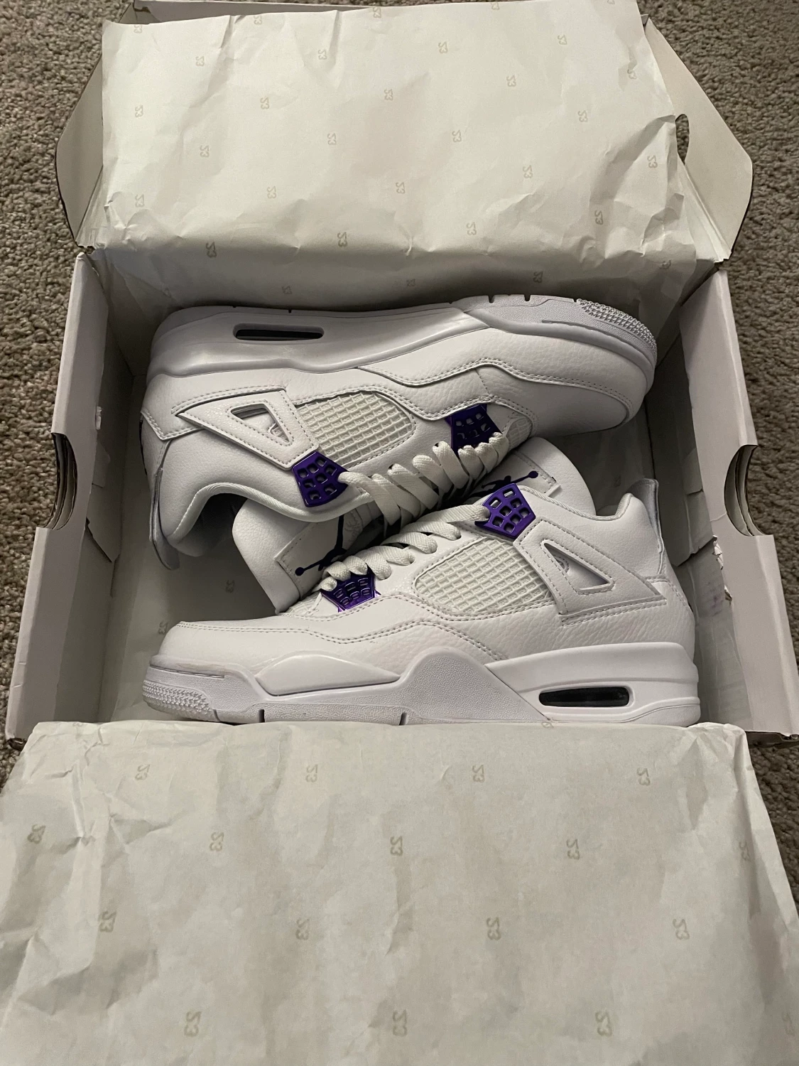 Air Jordan 4 Purple Metallic - 92