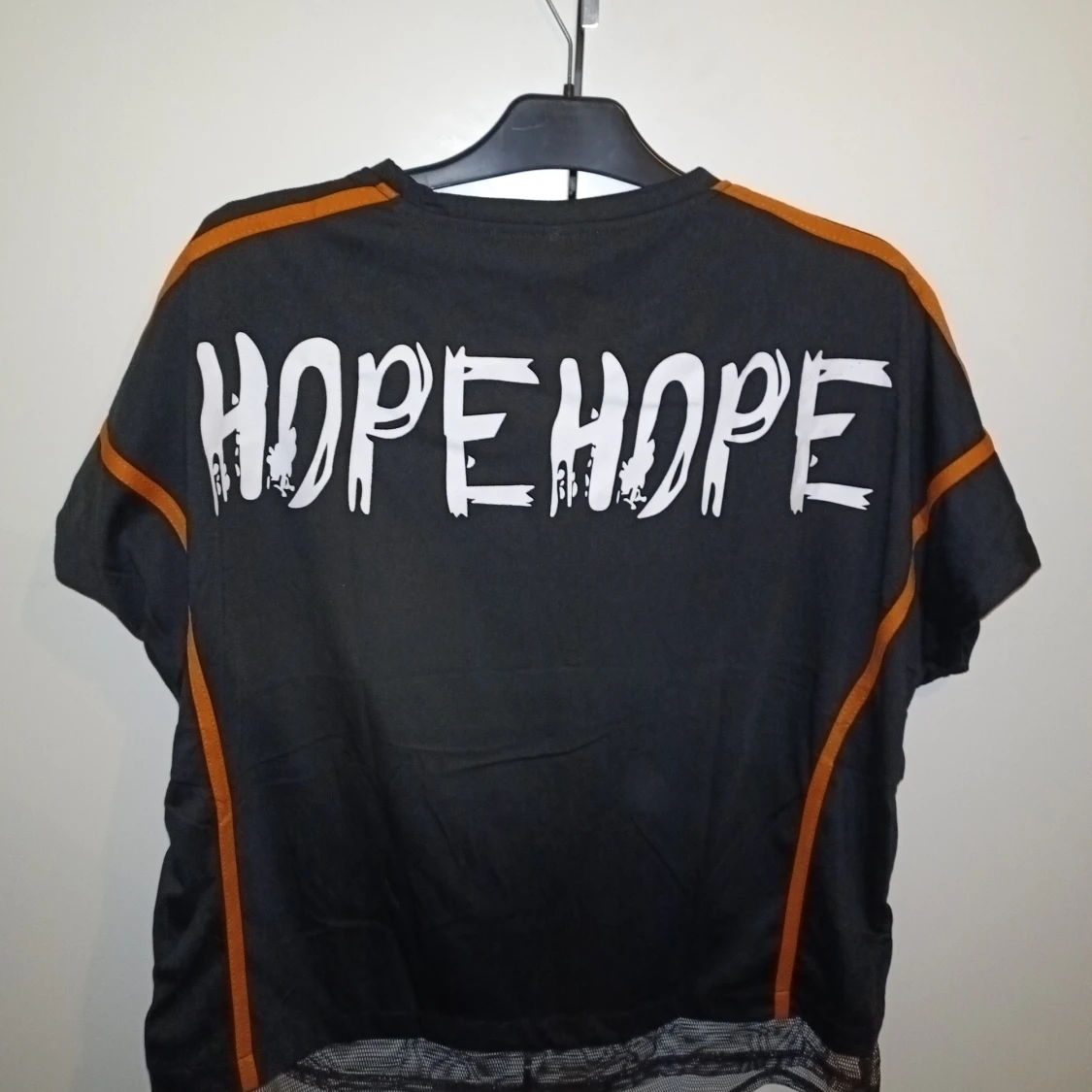 Oversize T-shirt med nät - 90