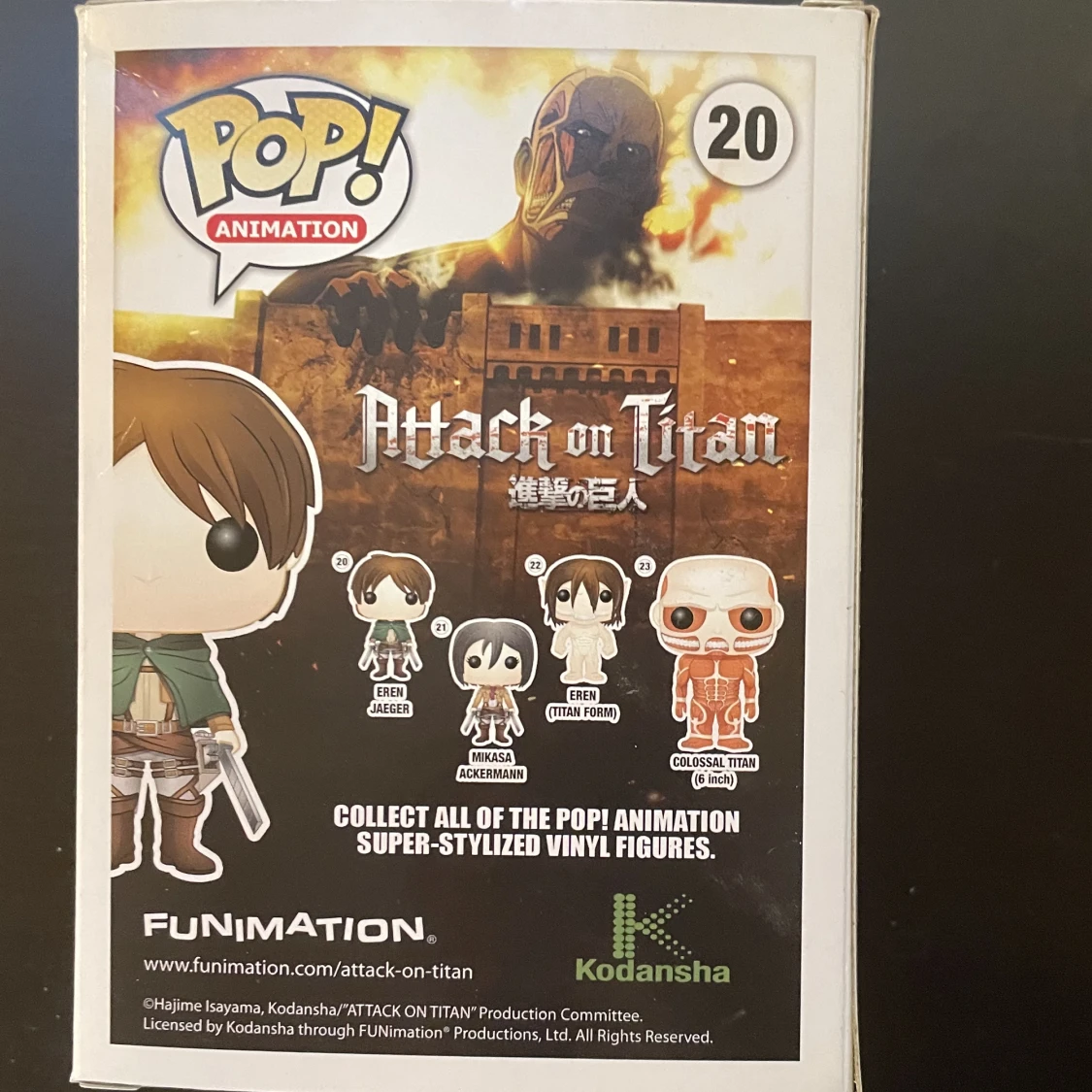 Eren Jaeger Pop Figur 20 - 27