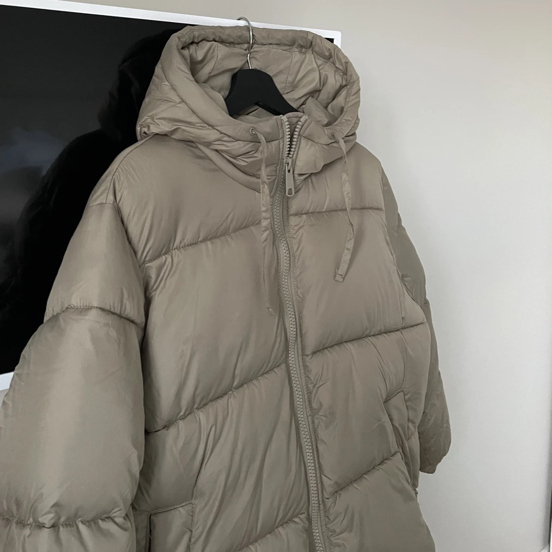 Pufferjacka hm olivgrön💚 - 90