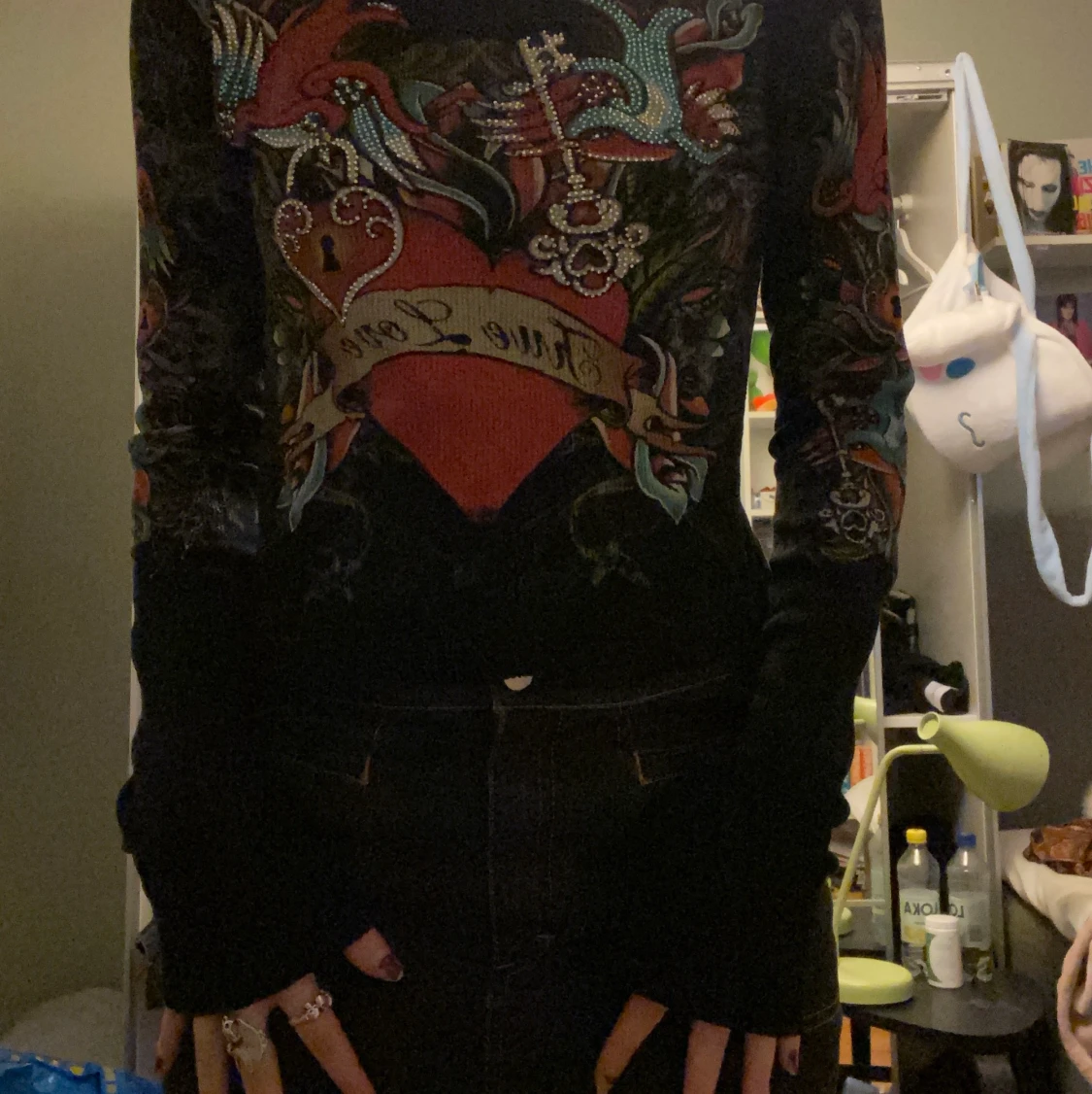 Rhinestone topp - 91