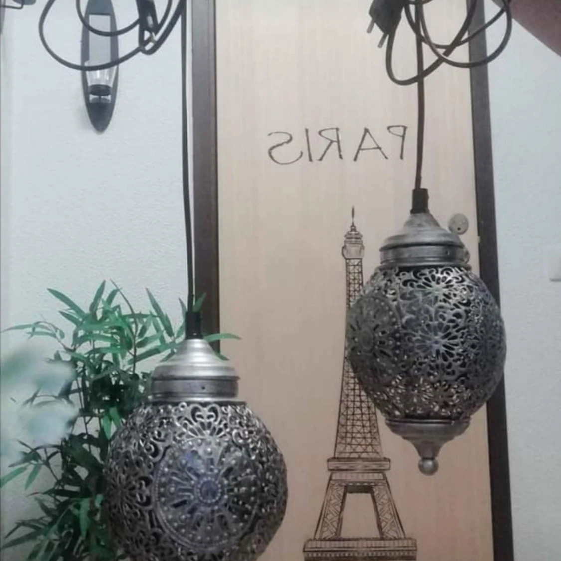 2 st orientaliska Fönsterlampor 