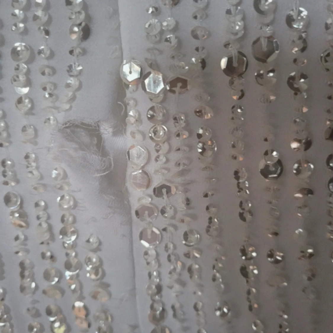 White sequin dress - 91
