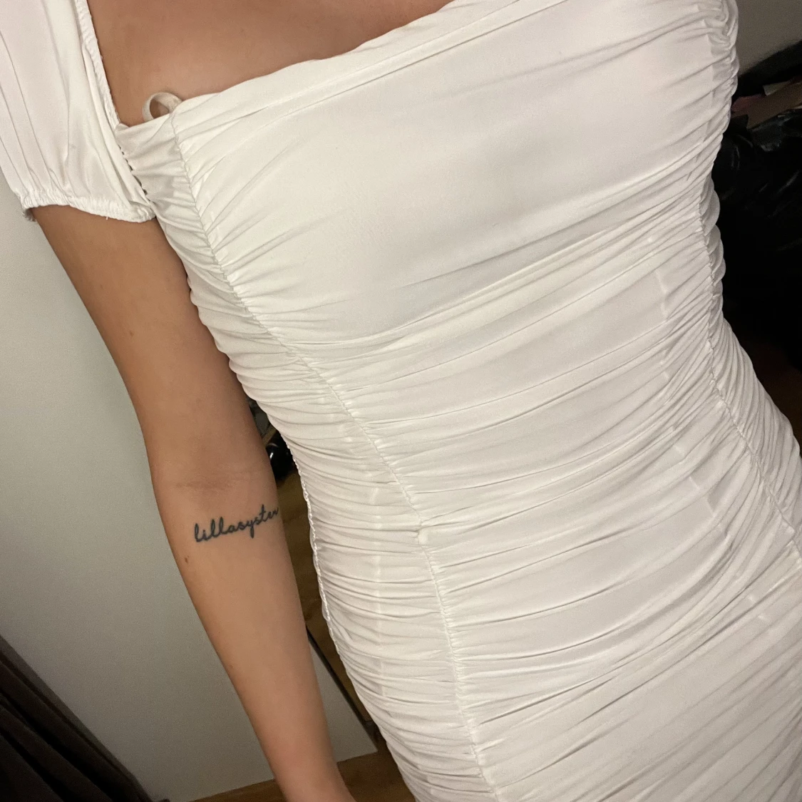 Vit klänning - 90