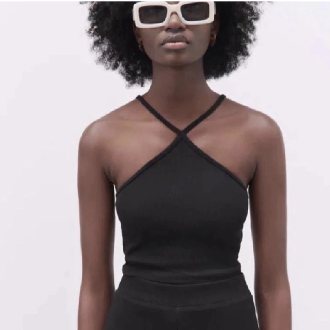 Halterneck topp - 90