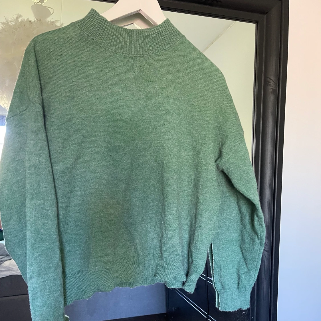 Grön Stickad tröja 