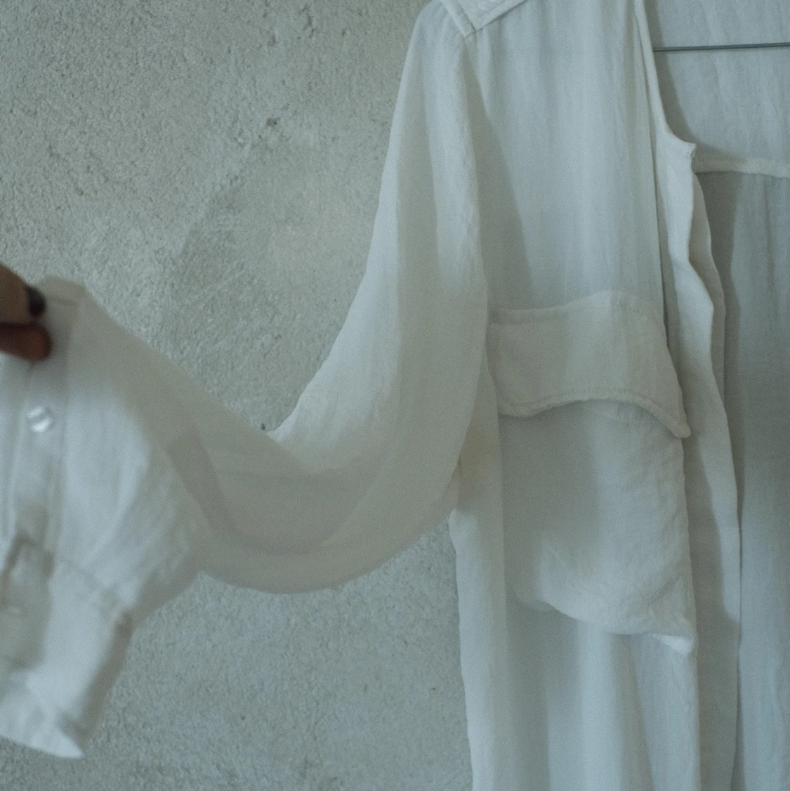 Vit, lätt skjorta/blus - 91