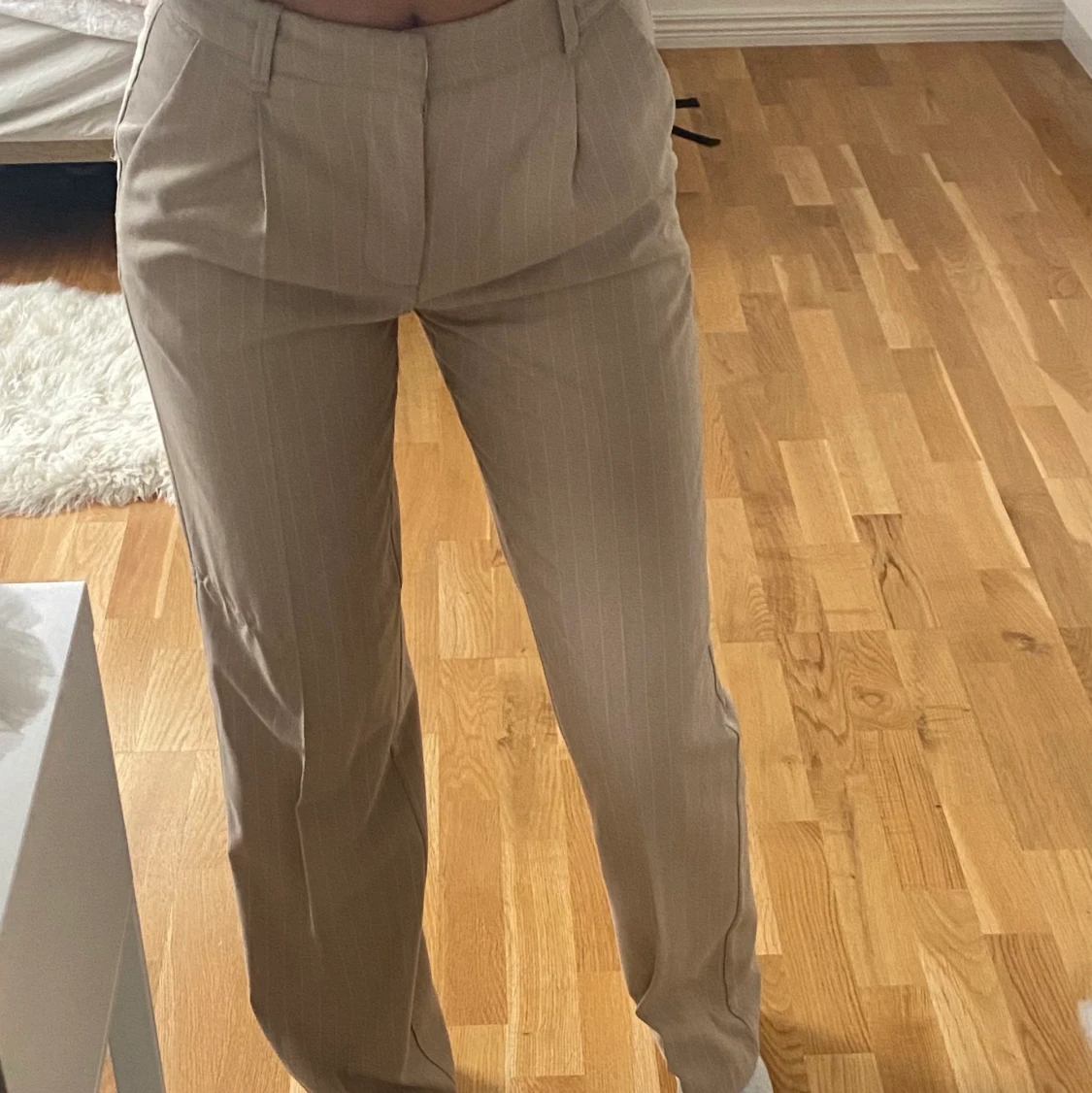Beiga kostym byxor