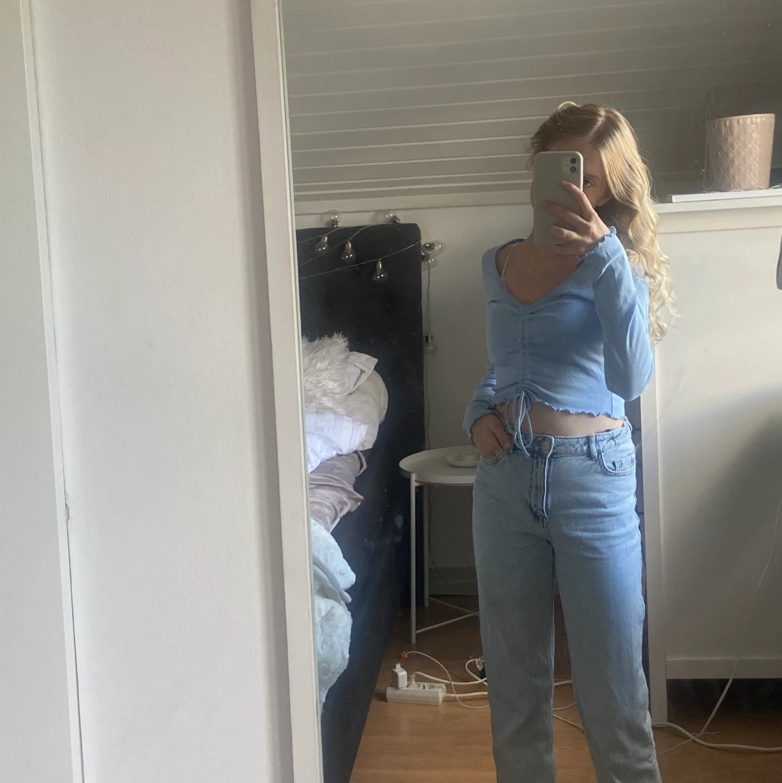 Helt ny blå långärmad tröja från hm - 91