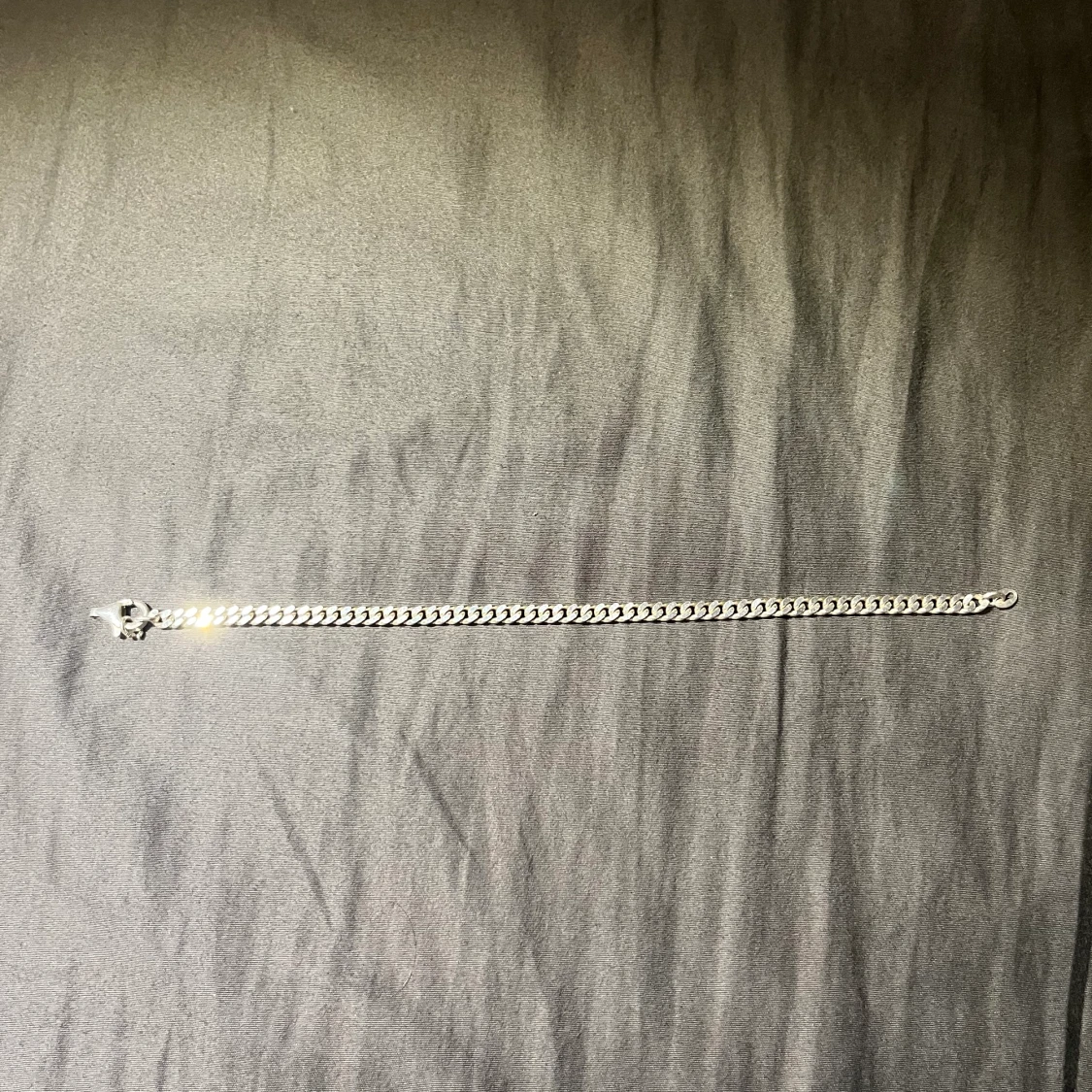 Silver kedja guldfynd  - 90