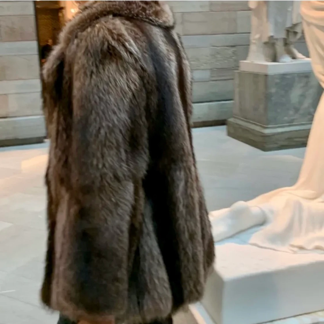 Äkta pälsjacka  - 90