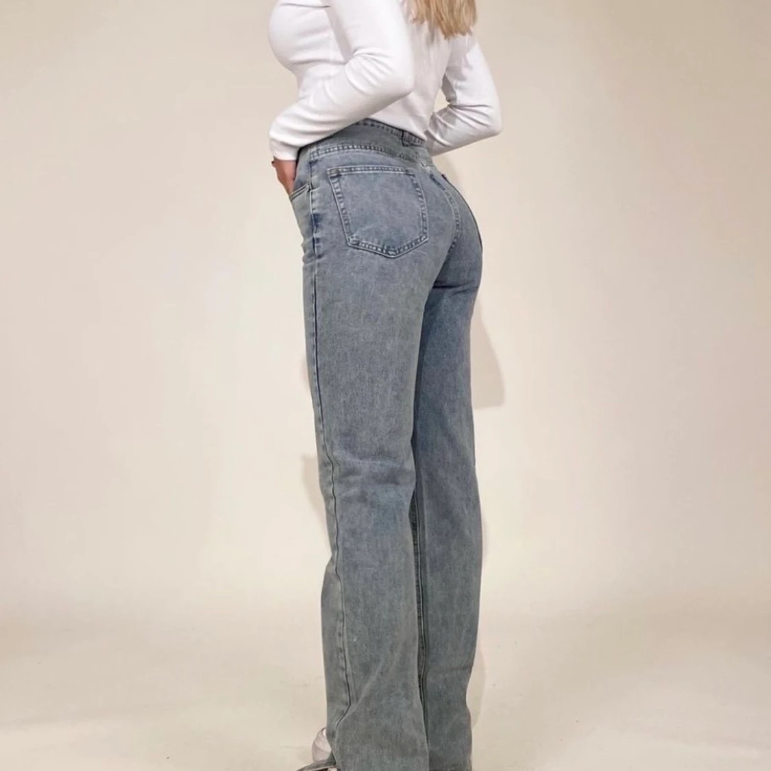 Jeans med slits  - 90