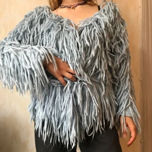 Blå kofta - Kommer inte till användning!🥲 ljusblå kofta med öppning framtill🤠