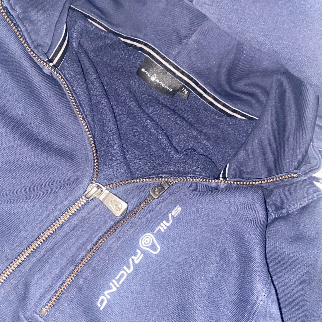 Blå sail racing hoodie  - 91
