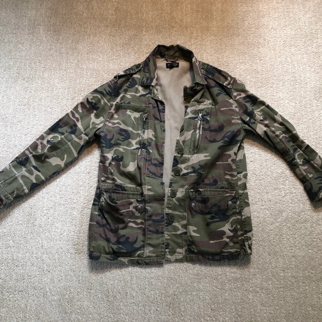 Militärjacka topshop st 36