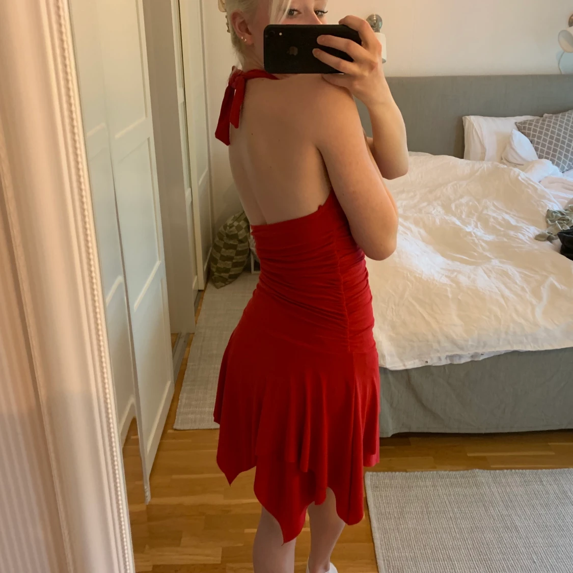 Röd klänning - 90
