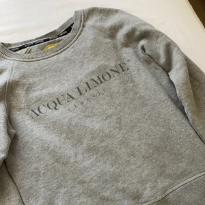 En Acqua limone tröja - En fin grå sweatshirt! Nypris var 1000kr så säljer väldigt billigt! Använd ca 4 gånger, den är precis som nyskick!