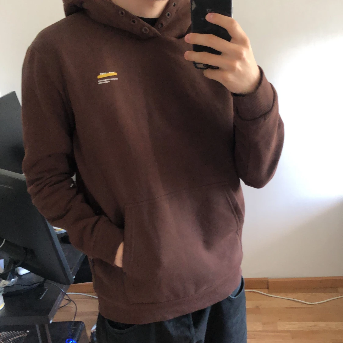 Only and Sons Hoodie Brun Storlek M